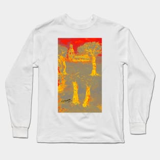 Yellow shadows Long Sleeve T-Shirt